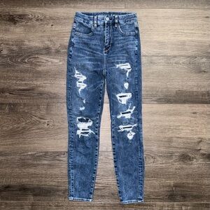 American Eagle Dream Jean Curvy Super High Rise